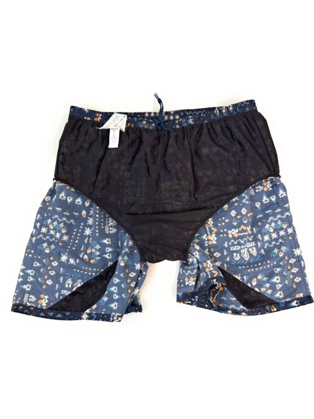 Patagonia Mens Baggies Shorts Size Large Swim Trunks Blue Aztec Print